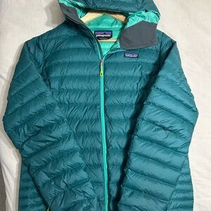 Patagonia Turquoise Quilted Jacket